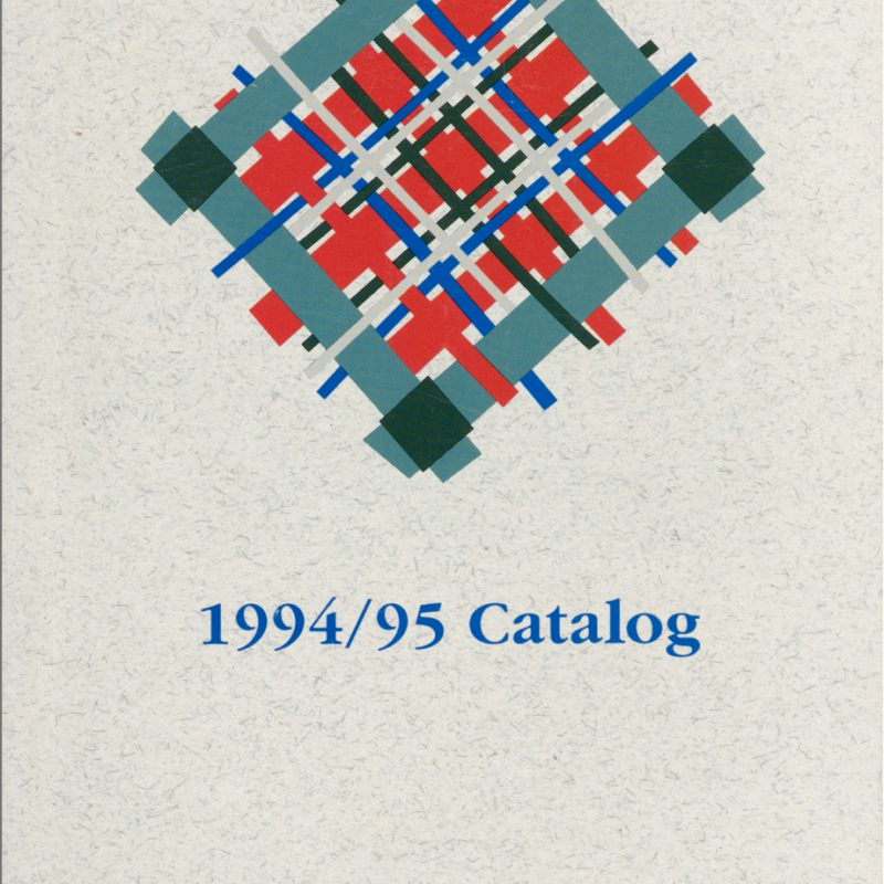 1994-1995 college catalog cover